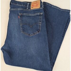 Levi Strauss Co Mens 559 Jeans Dark Wash Size 42x30 Bootcut Denim Casual Wear